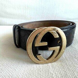 Gucci Belt Belt with Interlocking G buckle